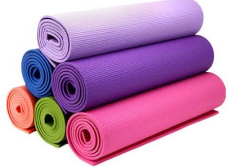 Yogasana Ether - Purple Cotton Yoga Mat  Eco friendly yoga mats, Hand  weaving, Mat online