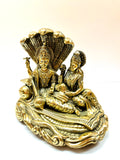Vishnu seated with Lakshmi statue high quality 11 x 11 x 7 cm