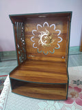 Wooden meditation alter mini home temple pooja mandir