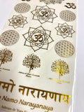 Gold Foil Waterproof Om Mantra Mandala Stickers 2 styles