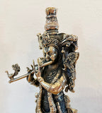 Krishna pure brass statue high quality 17.5cm