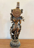 Krishna pure brass statue high quality 17.5cm