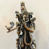 Krishna pure brass statue high quality 17.5cm