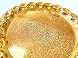 Premium Brass Puja / Aarti Thali set with Abhishekam - Large 26cm (9 items)