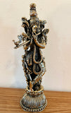 Krishna pure brass statue high quality 17.5cm