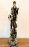 Krishna pure brass statue high quality 17.5cm