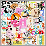 Mandala Yoga Om Lotus Geometric waterproof stickers 150+ designs!