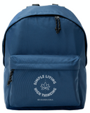 Yoga Backpack bag with shoulder straps - Simple Living High Thinking (3 colours)