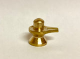 Siva Lingam Mini Brass Statue - Height 2.5cm
