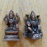 Laxmi / Lakshmi brass statue - small