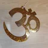 Om Wall symbol Brass - Extra Large 30cm