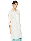 Woman's Gold Pattern Kurta - Two colours (KM31)