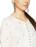 Woman's Gold Pattern Kurta - Two colours (KM31)