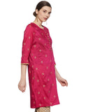 Woman's Gold Pattern Kurta - Two colours (KM31)