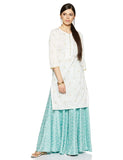 Woman's Gold Pattern Kurta - Two colours (KM31)