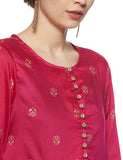 Woman's Gold Pattern Kurta - Two colours (KM31)