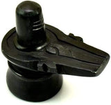 Siva Lingam, Black marble 6cm