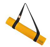 Yoga strap 100% Organic cotton ½ moon Buckle (White)