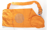 Yoga mat bag with flower of life (Orange)
