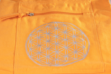 Yoga mat bag with flower of life (Orange)