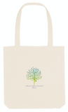 Cotton Canvas Yoga Tote Bag (Ashram tree)