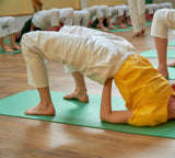 100% Cotton Yoga Pants (White)