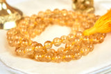 Yellow Citrine mala (6mm beads)