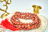 Red Sandalwood mala (8mm beads)