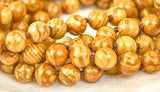 Camel Jasper Mala (6mm beads)