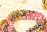 Multicolor Turmaline Mala (6mm beads)