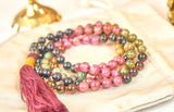 Multicolor Turmaline Mala (6mm beads)