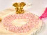 Rose quartz mala (6mm beads)