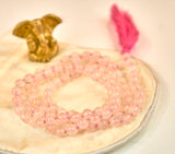 Rose quartz mala (6mm beads)