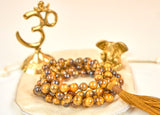 Yellow tiger-eye mala (8mm beads)