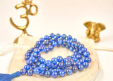 Kyanite crystal mala (8mm beads)