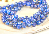 Kyanite crystal mala (8mm beads)