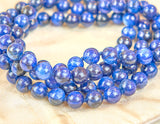 Kyanite crystal mala (8mm beads)