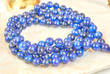 Kyanite crystal mala (8mm beads)