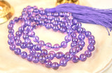 Amethyst mala (6mm beads)
