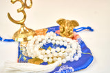 White Rainbow Moonstone Mala (6mm beads)