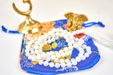 White Rainbow Moonstone Mala (6mm beads)