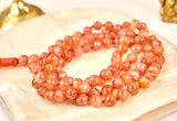 Sunstone mala large (8mm beads)