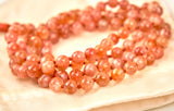 Sunstone mala large (8mm beads)