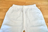 100% Cotton Yoga Pants (White)