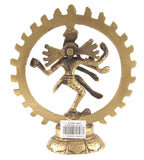 Siva Nataraj dancing brass statue SMALL - 11cm