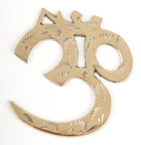 Om Wall Symbol Brass Small 8cm
