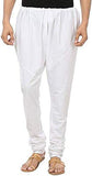 Men's Solid Straight Cotton Kurta top and pants 2 piece set - White (PM29)