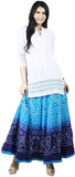 Women's White Chikankari Embroidered Kurta (EK62)