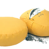 Round Meditation cushion with handle loop 7 cm height *6 colours*