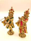 Statue of Standing Krishna with clothes 13.5cm